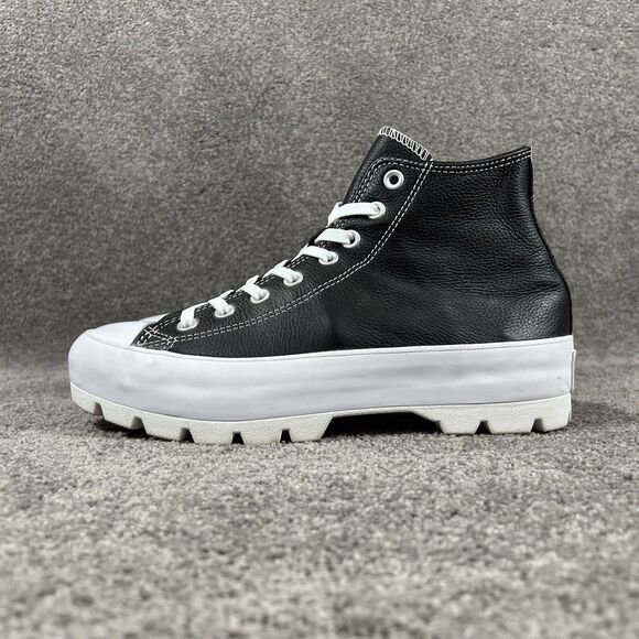 Converse CT All Star Lugged Hi 567164C Women’s Sz 9.5 Black Platform Shoes Used - Picture 5 of 12